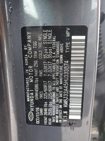 Photo 12 VIN: KM8J33A45HU333874 - HYUNDAI TUCSON 