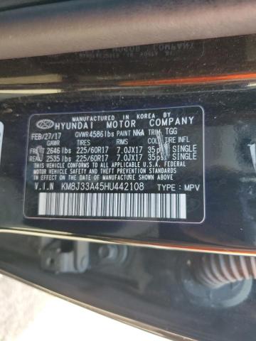 Photo 12 VIN: KM8J33A45HU442108 - HYUNDAI TUCSON LIM 