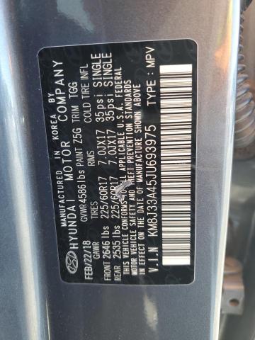 Photo 12 VIN: KM8J33A45JU693975 - HYUNDAI TUCSON SEL 