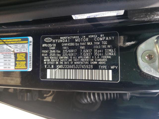 Photo 9 VIN: KM8J33A45JU745928 - HYUNDAI TUCSON 