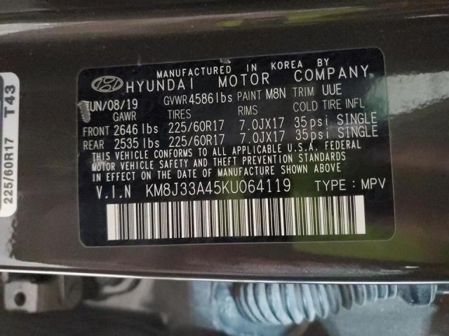 Photo 9 VIN: KM8J33A45KU064119 - HYUNDAI TUCSON LIM 