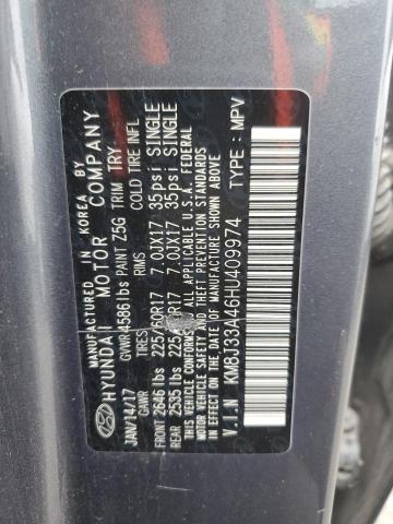 Photo 12 VIN: KM8J33A46HU409974 - HYUNDAI TUCSON LIM 