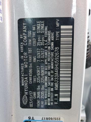 Photo 9 VIN: KM8J33A46HU592678 - HYUNDAI TUCSON LIM 