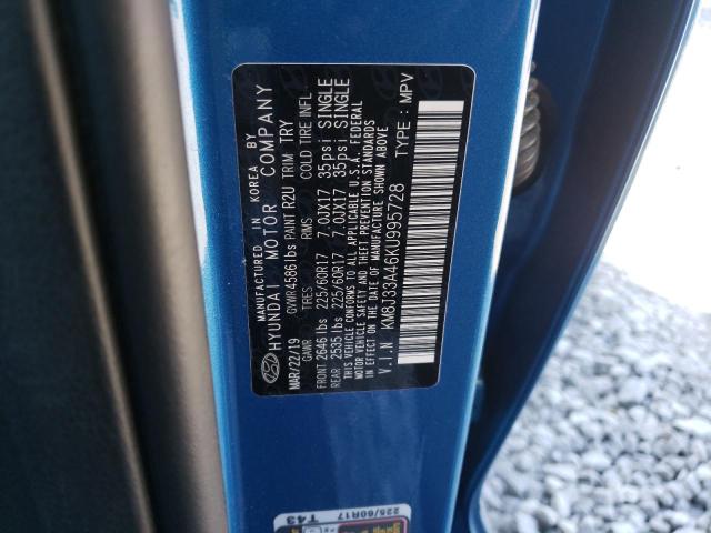 Photo 12 VIN: KM8J33A46KU995728 - HYUNDAI TUCSON LIM 