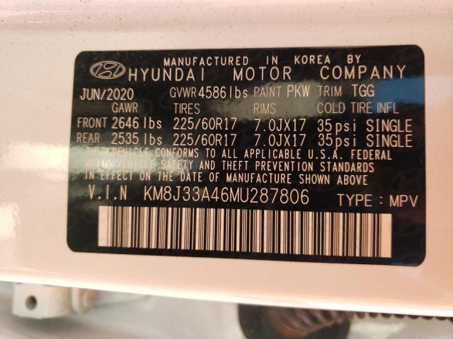 Photo 9 VIN: KM8J33A46MU287806 - HYUNDAI TUCSON LIM 