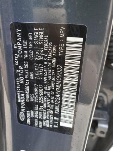 Photo 12 VIN: KM8J33A46MU409032 - HYUNDAI TUCSON LIM 