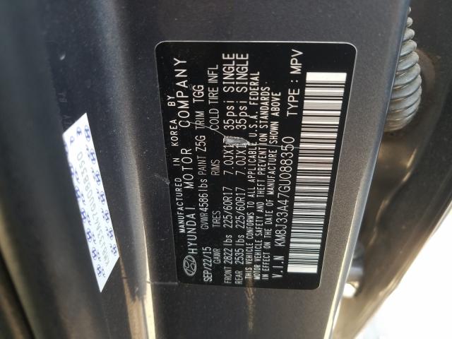 Photo 9 VIN: KM8J33A47GU088350 - HYUNDAI TUCSON LIM 