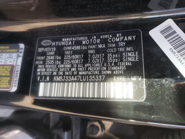 Photo 9 VIN: KM8J33A47LU135337 - HYUNDAI TUCSON LIM 