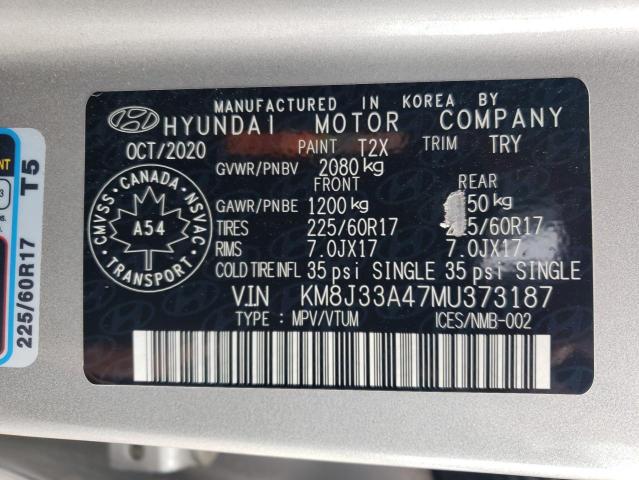 Photo 13 VIN: KM8J33A47MU373187 - HYUNDAI TUCSON 