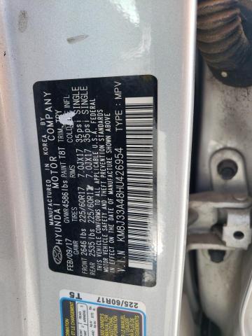 Photo 12 VIN: KM8J33A48HU426954 - HYUNDAI TUCSON LIM 