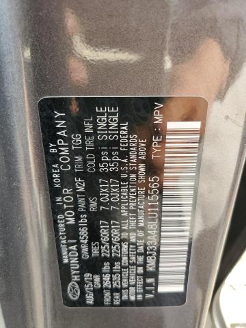 Photo 12 VIN: KM8J33A48LU115565 - HYUNDAI TUCSON LIM 