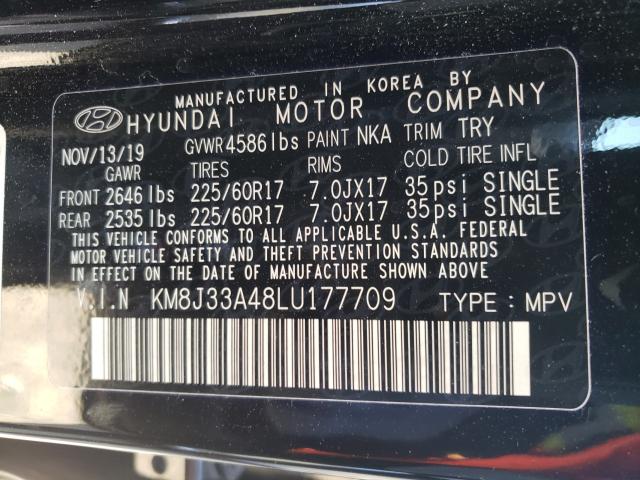 Photo 9 VIN: KM8J33A48LU177709 - HYUNDAI TUCSON LIM 