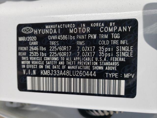 Photo 9 VIN: KM8J33A48LU260444 - HYUNDAI TUCSON LIM 