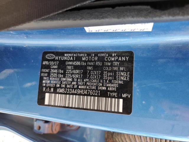 Photo 12 VIN: KM8J33A49HU476021 - HYUNDAI TUCSON LIM 