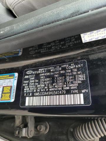 Photo 9 VIN: KM8J33A49HU541479 - HYUNDAI TUCSON LIM 