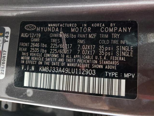 Photo 13 VIN: KM8J33A49LU112903 - HYUNDAI TUCSON LIM 