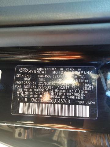 Photo 9 VIN: KM8J33A4XGU145768 - HYUNDAI TUCSON LIM 