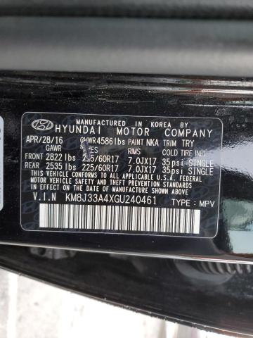 Photo 12 VIN: KM8J33A4XGU240461 - HYUNDAI TUCSON LIM 