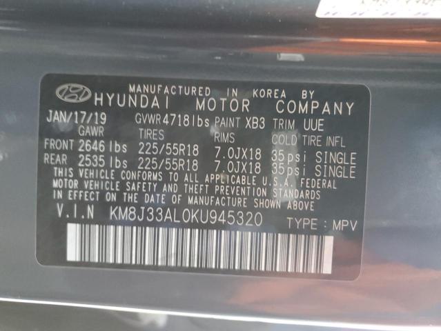 Photo 13 VIN: KM8J33AL0KU945320 - HYUNDAI TUCSON 