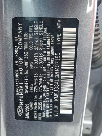 Photo 13 VIN: KM8J33AL0MU407185 - HYUNDAI TUCSON LIM 