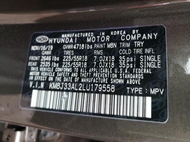 Photo 9 VIN: KM8J33AL2LU179558 - HYUNDAI TUCSON LIM 