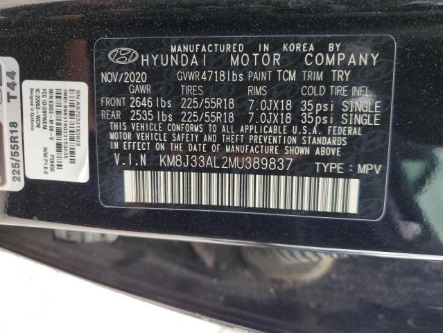 Photo 12 VIN: KM8J33AL2MU389837 - HYUNDAI TUCSON LIM 