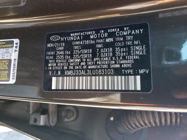 Photo 9 VIN: KM8J33AL3LU183103 - HYUNDAI TUCSON LIM 