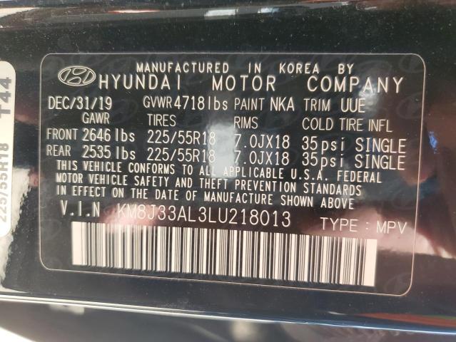 Photo 13 VIN: KM8J33AL3LU218013 - HYUNDAI TUCSON LIM 