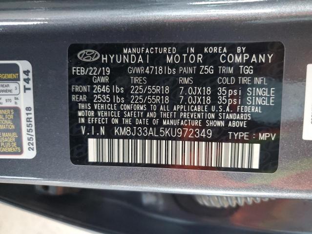 Photo 11 VIN: KM8J33AL5KU972349 - HYUNDAI TUCSON 