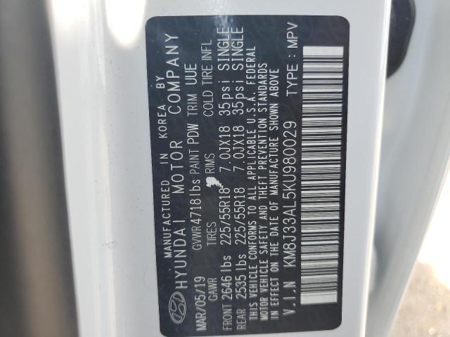 Photo 12 VIN: KM8J33AL5KU980029 - HYUNDAI TUCSON LIM 