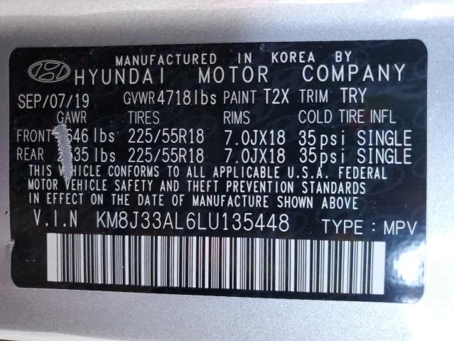 Photo 11 VIN: KM8J33AL6LU135448 - HYUNDAI TUCSON LIM 