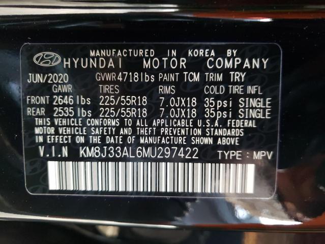 Photo 9 VIN: KM8J33AL6MU297422 - HYUNDAI TUCSON LIM 