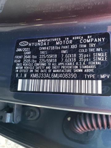 Photo 9 VIN: KM8J33AL6MU408390 - HYUNDAI TUCSON LIM 