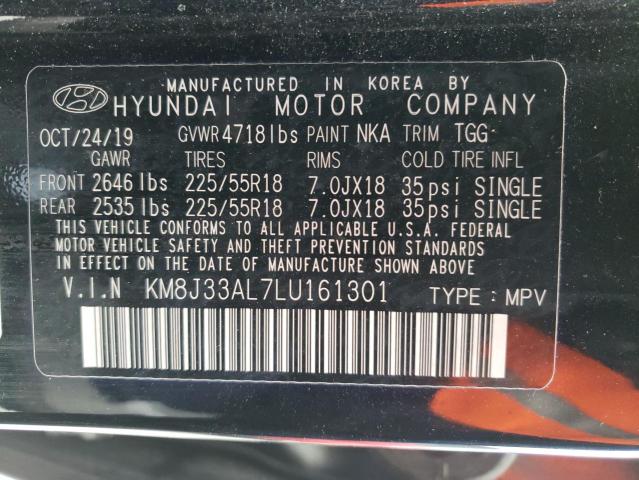 Photo 9 VIN: KM8J33AL7LU161301 - HYUNDAI TUCSON LIM 