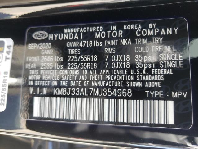 Photo 9 VIN: KM8J33AL7MU354968 - HYUNDAI TUCSON LIM 