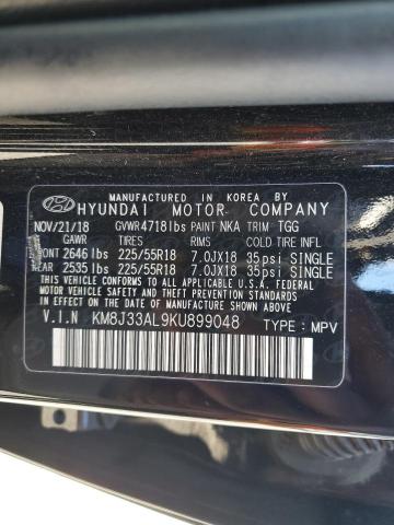 Photo 11 VIN: KM8J33AL9KU899048 - HYUNDAI TUCSON 