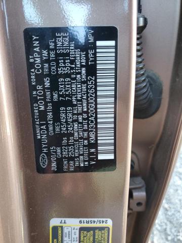 Photo 12 VIN: KM8J3CA20GU026352 - HYUNDAI TUCSON 