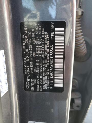 Photo 11 VIN: KM8J3CA20GU155546 - HYUNDAI TUCSON LIM 