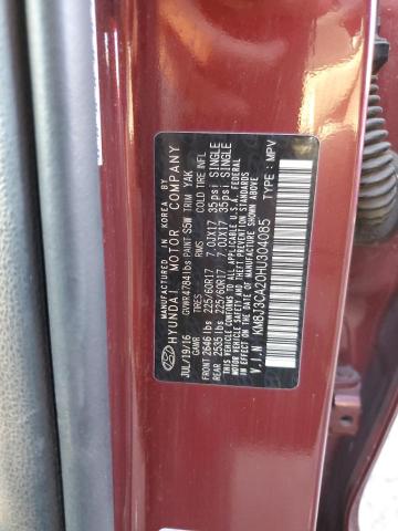 Photo 11 VIN: KM8J3CA20HU304085 - HYUNDAI TUCSON 