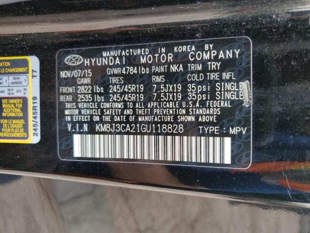 Photo 12 VIN: KM8J3CA21GU118828 - HYUNDAI TUCSON LIM 