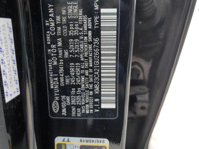 Photo 12 VIN: KM8J3CA21GU266736 - HYUNDAI TUCSON LIM 