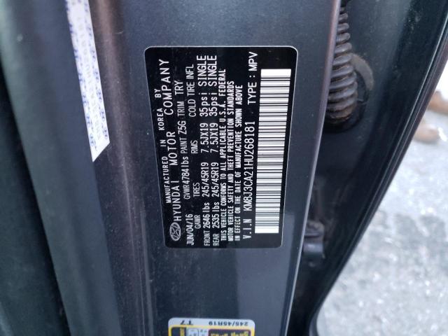 Photo 11 VIN: KM8J3CA21HU268181 - HYUNDAI TUCSON 