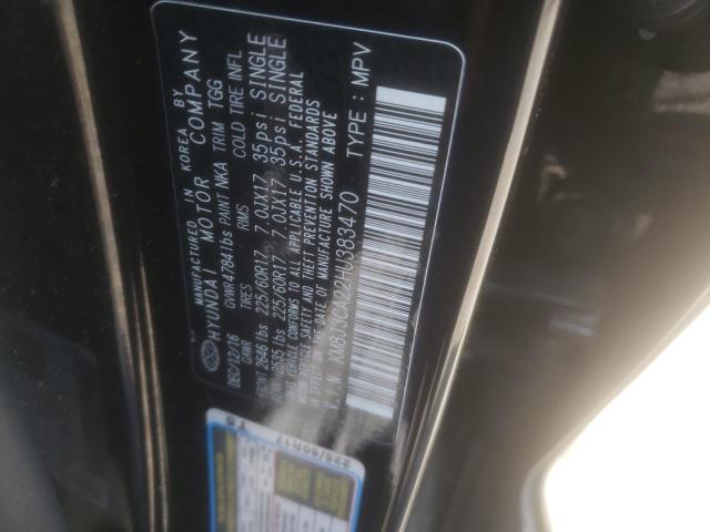 Photo 12 VIN: KM8J3CA22HU383470 - HYUNDAI TUCSON LIM 