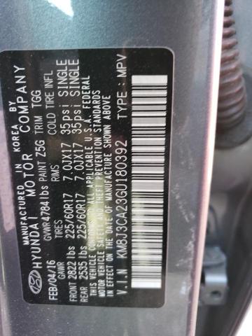 Photo 11 VIN: KM8J3CA23GU180392 - HYUNDAI TUCSON LIM 