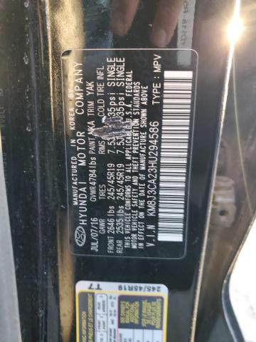 Photo 11 VIN: KM8J3CA23HU294586 - HYUNDAI TUCSON 