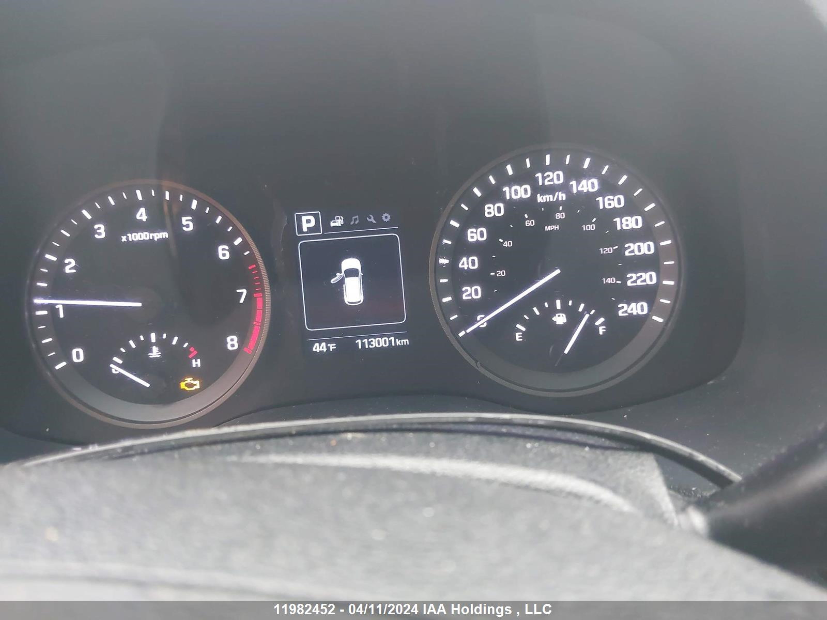 Photo 6 VIN: KM8J3CA23HU333001 - HYUNDAI TUCSON 