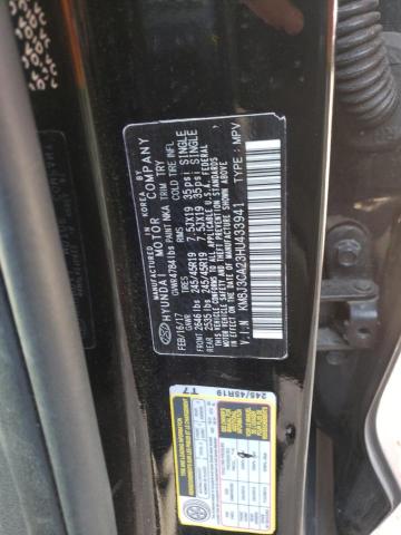 Photo 11 VIN: KM8J3CA23HU433941 - HYUNDAI TUCSON LIM 