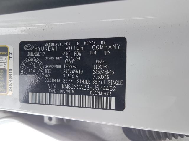 Photo 8 VIN: KM8J3CA23HU524482 - HYUNDAI TUCSON LIM 