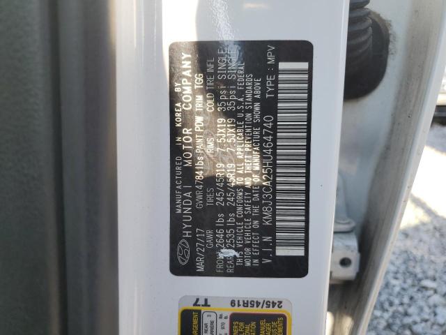 Photo 12 VIN: KM8J3CA25HU464740 - HYUNDAI TUCSON LIM 