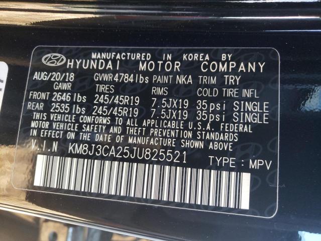 Photo 13 VIN: KM8J3CA25JU825521 - HYUNDAI TUCSON VAL 